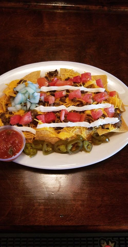 Order Loaded Nachos food online from One More Bar & Grille store, Lawrenceburg on bringmethat.com