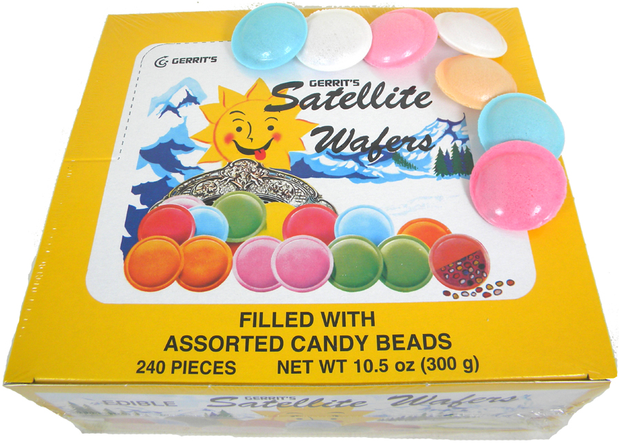 Order Sour Satellite Wafers (240 Count) Large Box (Retro Candy) food online from Chocolate Boutique store, Pittsburgh on bringmethat.com