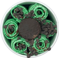 Order #5. Mint Chocolate Mania * New * food online from Simply Rolled Ice Cream store, Cincinnati on bringmethat.com