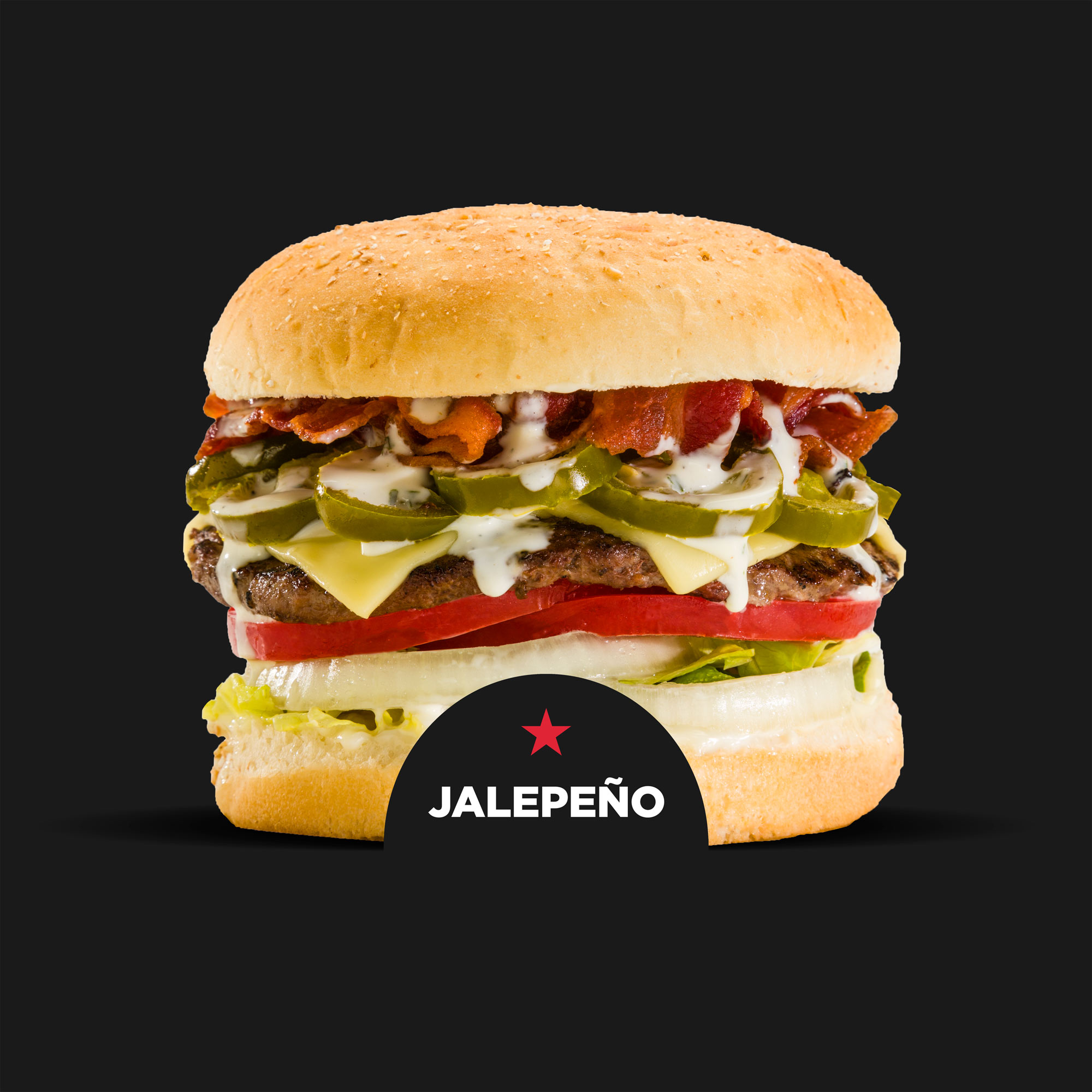 Order Jalapeno Bacon Cheeseburger food online from Jcw The Burger Boys store, American Fork on bringmethat.com
