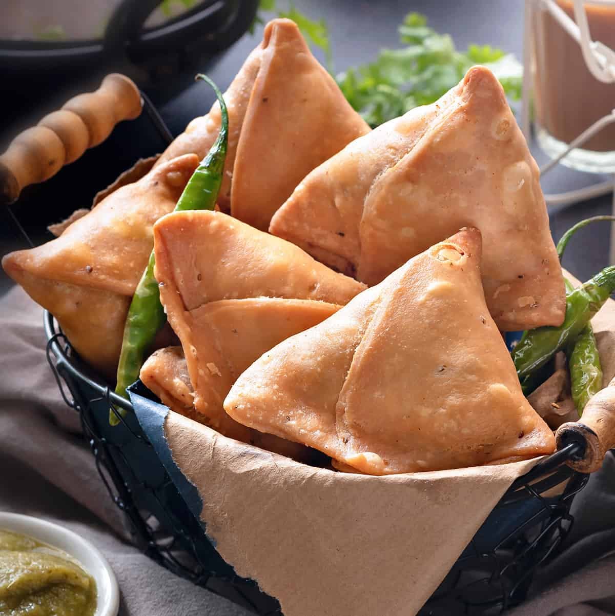 Order Samosa 3 pieces - Appetizer food online from Cafe Lark store, Albany on bringmethat.com