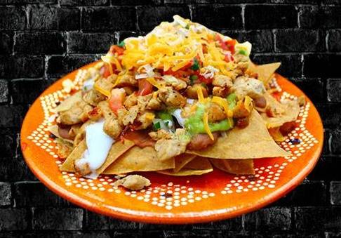 Order Chicken Nachos food online from RIVAS MEXICAN GRILL store, Fort Mohave on bringmethat.com