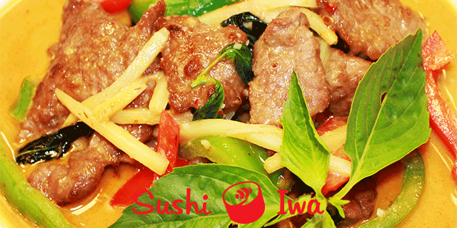 Order RED CURRY food online from Sushi Iwa store, Clayton on bringmethat.com