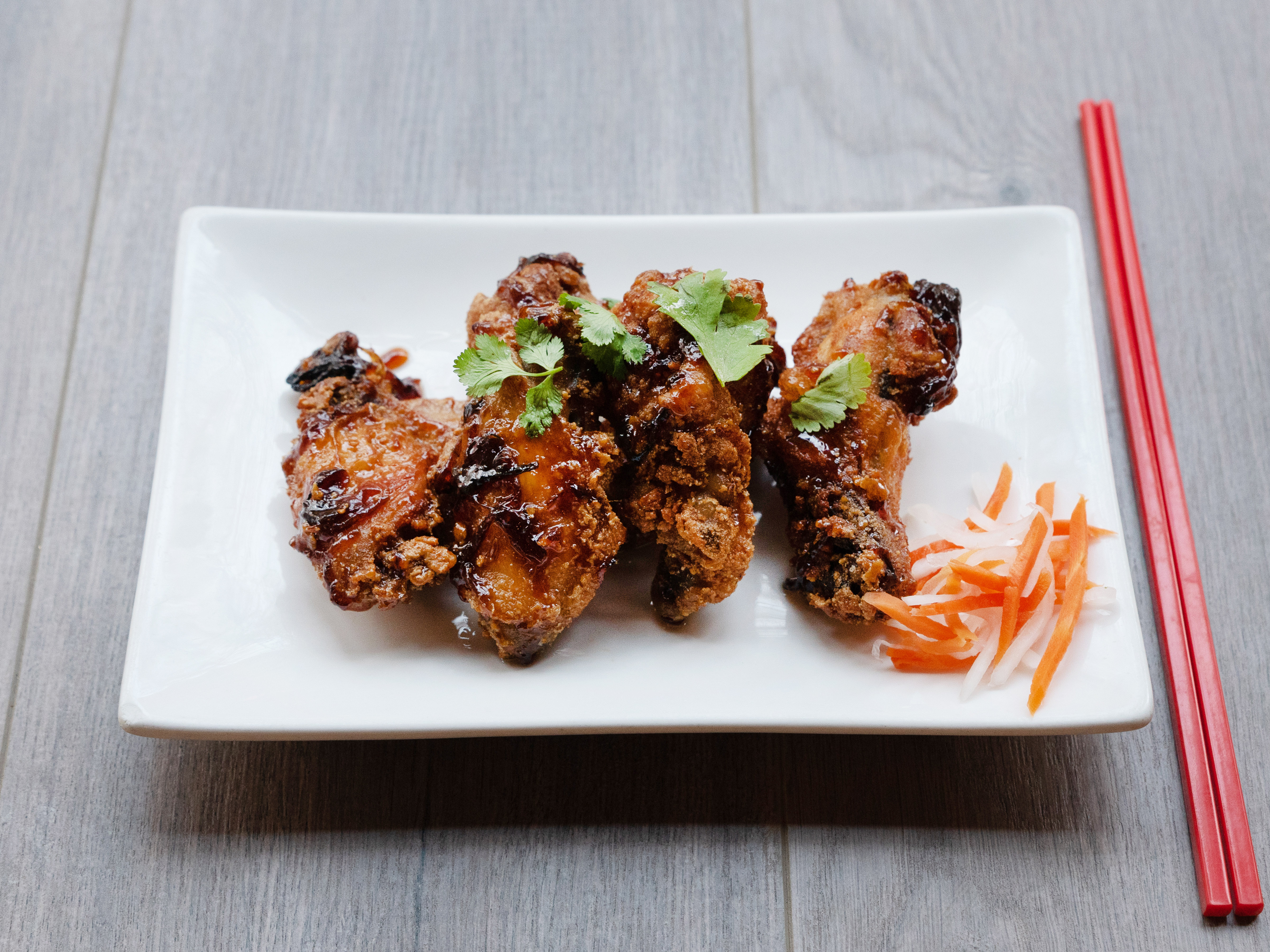 Order 6 Piece Chicken Wings food online from i5 Pho Seattle store, Seattle on bringmethat.com