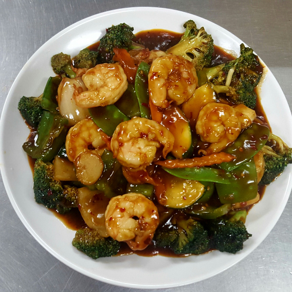 Order 169. Hunan Shrimp food online from Chop Suey City Chinese Restaurant store, Chicago on bringmethat.com