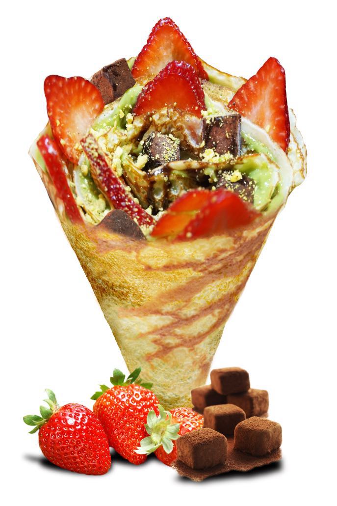 Order Strawberry Truffle Crepe food online from Paris Super Crepes store, Champaign on bringmethat.com
