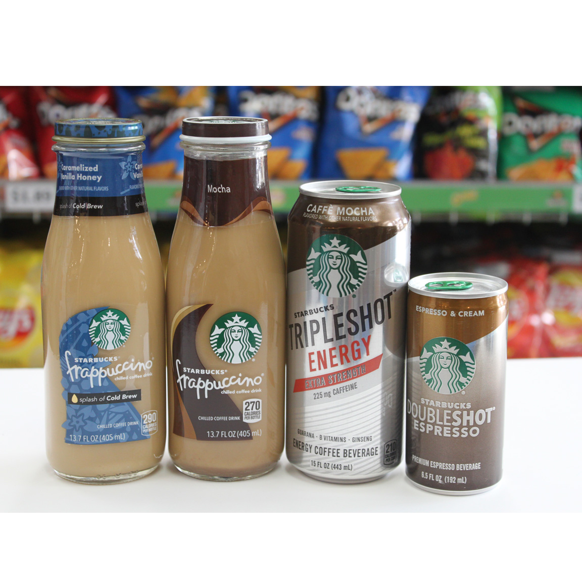 Order 13.7 oz Starbucks Frappuccino Bottle food online from Arco Snack-Mart store, Lake Elsinore on bringmethat.com