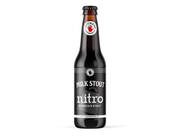 Order Left Hand Milk Stout Nitro - 6x 16oz Cans food online from Leo's Liquor store, Chicago on bringmethat.com