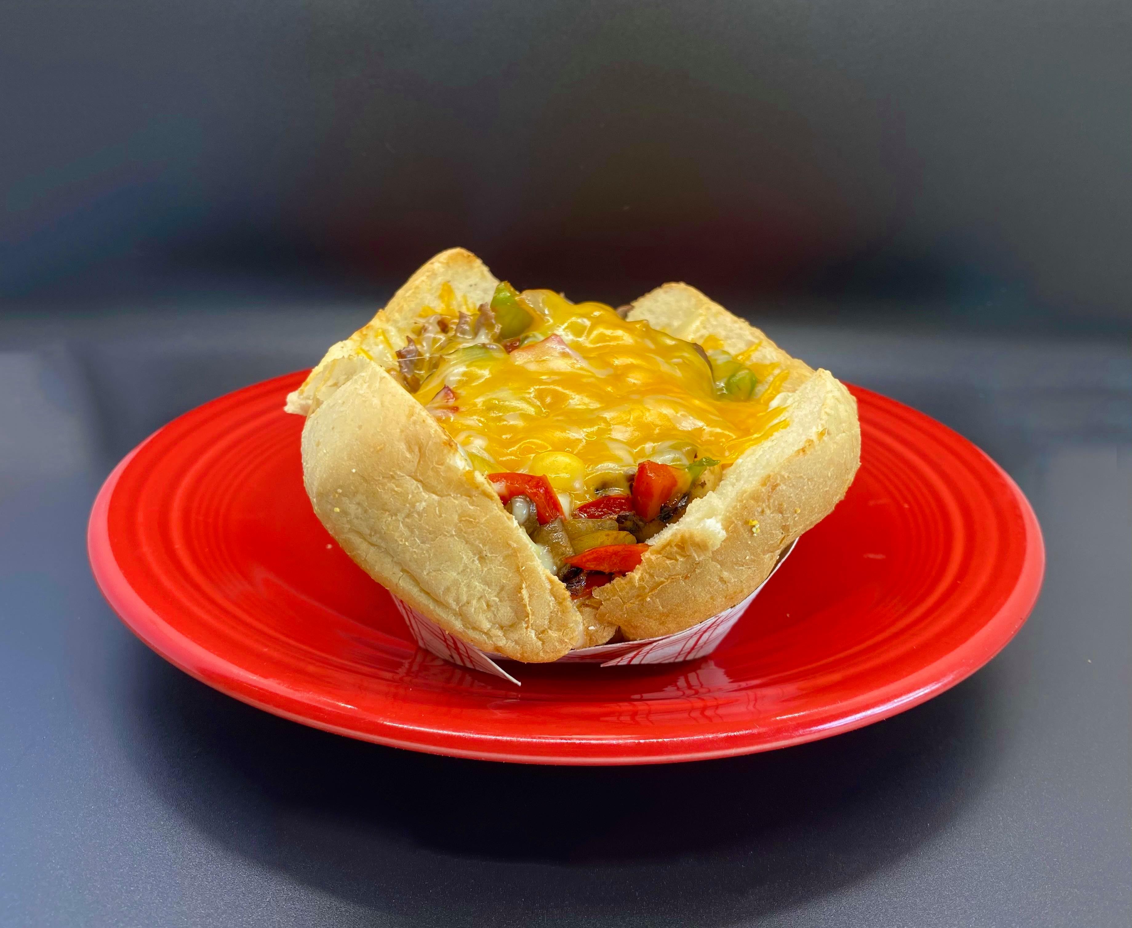 Order Philly Cheesesteak Sandwich food online from The Workz store, Lancaster on bringmethat.com