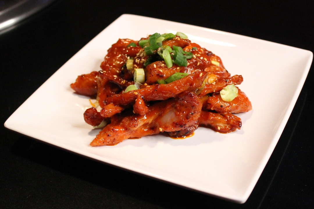 Order Spicy Chicken lb (Cooked) food online from Oz Korean Bbq store, Sacramento on bringmethat.com