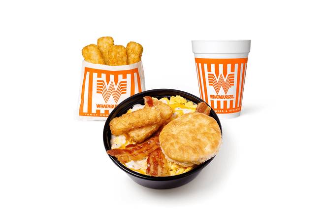 Order Bacon Breakfast Bowl Whatameal® food online from Whataburger store, Odessa on bringmethat.com