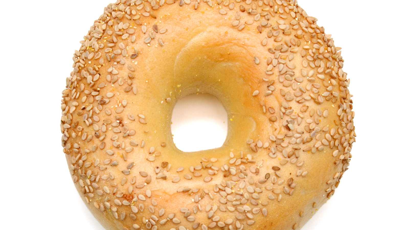 Order Sesame Bagel with Cream Cheese Sandwich food online from Breakfast Spot store, Armonk on bringmethat.com