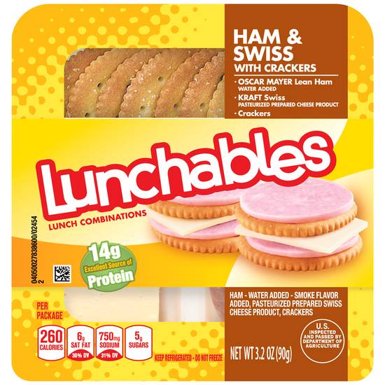 Order Lunchables Ham & Swiss food online from Pantry 1 Food Mart store, Crum Lynne on bringmethat.com
