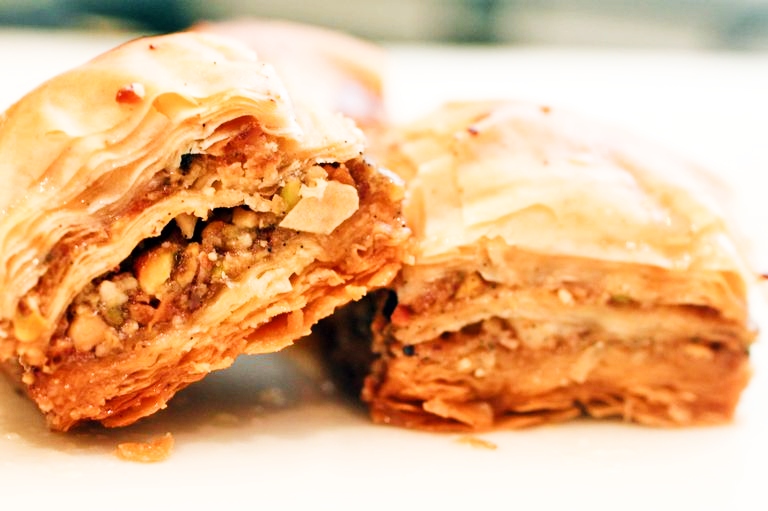 Order Baklava  food online from Olive Mediterranean Grill store, Chicago on bringmethat.com