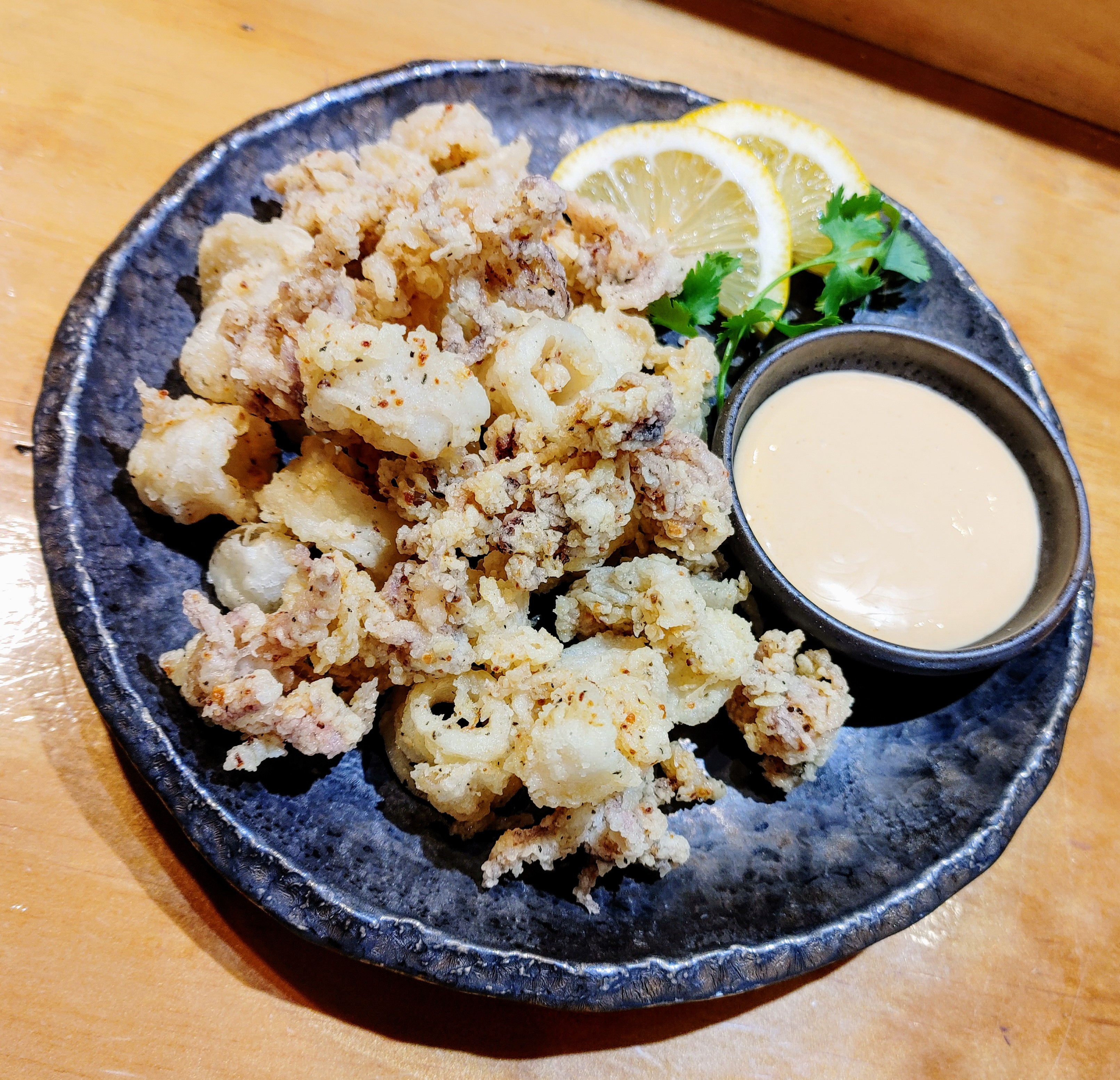 Order Fried Calamari food online from Kazuki Sushi store, Los Angeles on bringmethat.com