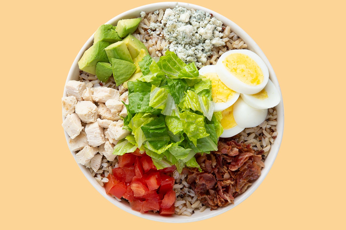 Order Avocado Cobb Warm Grain Bowl food online from Saladworks store, Glassboro on bringmethat.com