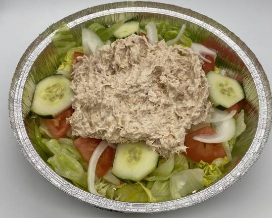 Order Tuna Salad Over Salad food online from Charlies Bagel & Deli store, Woodbridge on bringmethat.com
