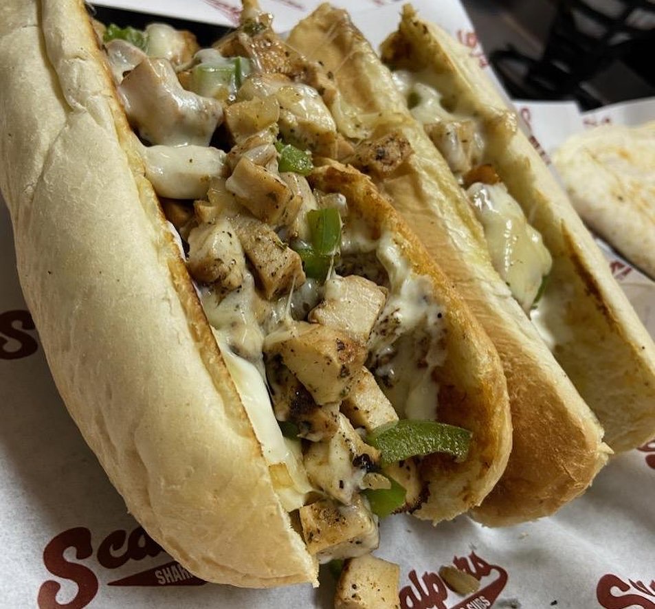 Order Large Chicken Philly Sub food online from Scalpers Bar & Grille store, Lyndhurst on bringmethat.com