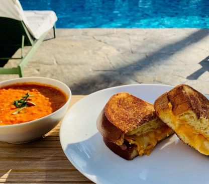 Order Tomato Soup & Grilled Cheese food online from 25 Degrees store, Los Angeles on bringmethat.com