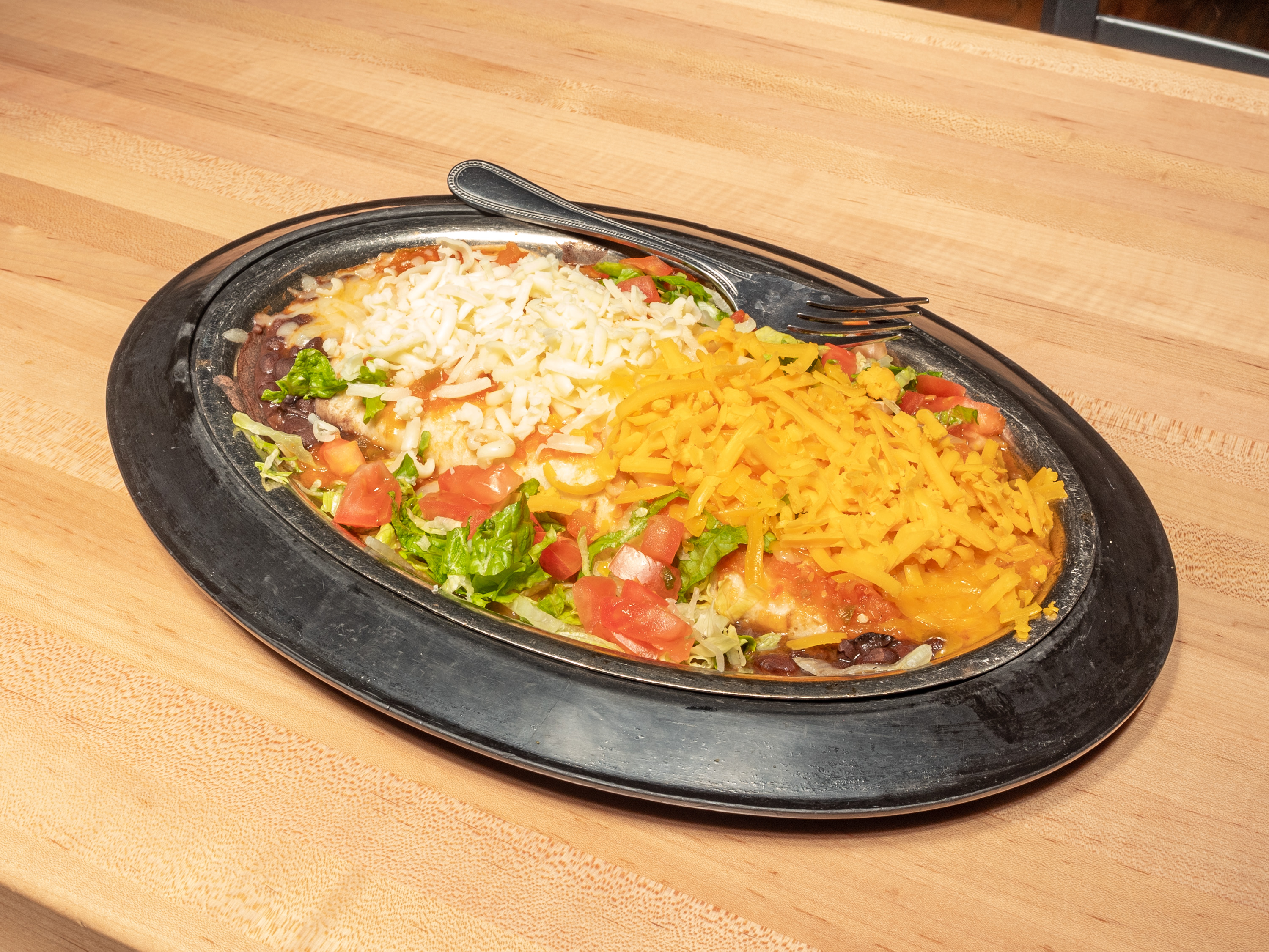 Order Bean and Cheese Burrito food online from The Rio Grande Mexican Restaurant store, Lone Tree on bringmethat.com