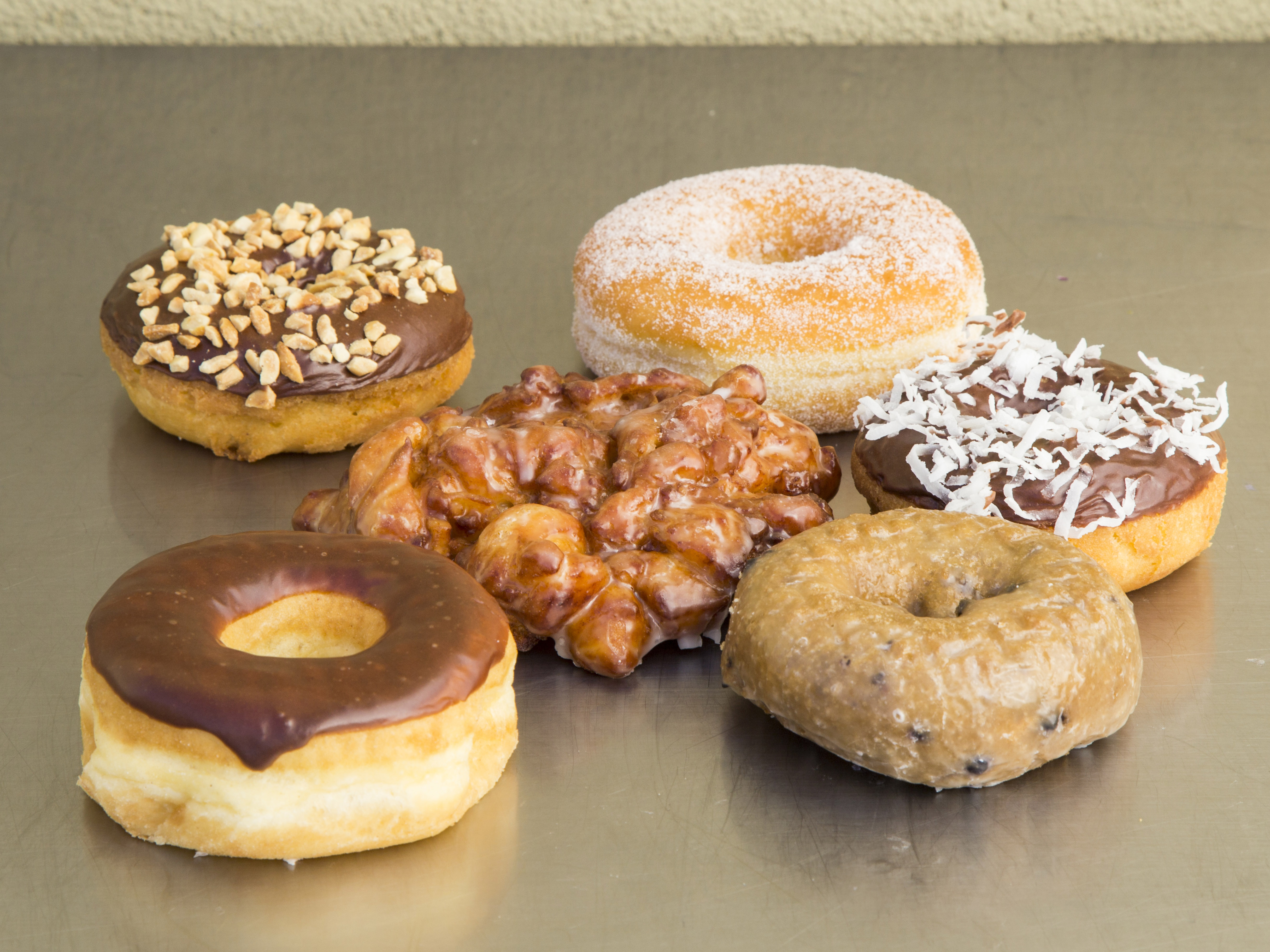 Order 1/2 Dozen Donuts food online from Donut Worry Coffee & Smoothies store, Mesa on bringmethat.com