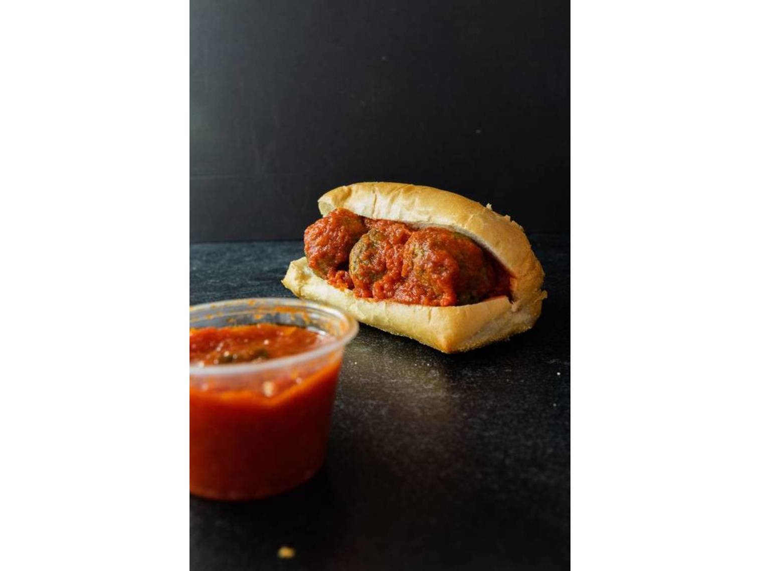 Order Meatball Sandwich food online from Slice Factory store, Chicago on bringmethat.com