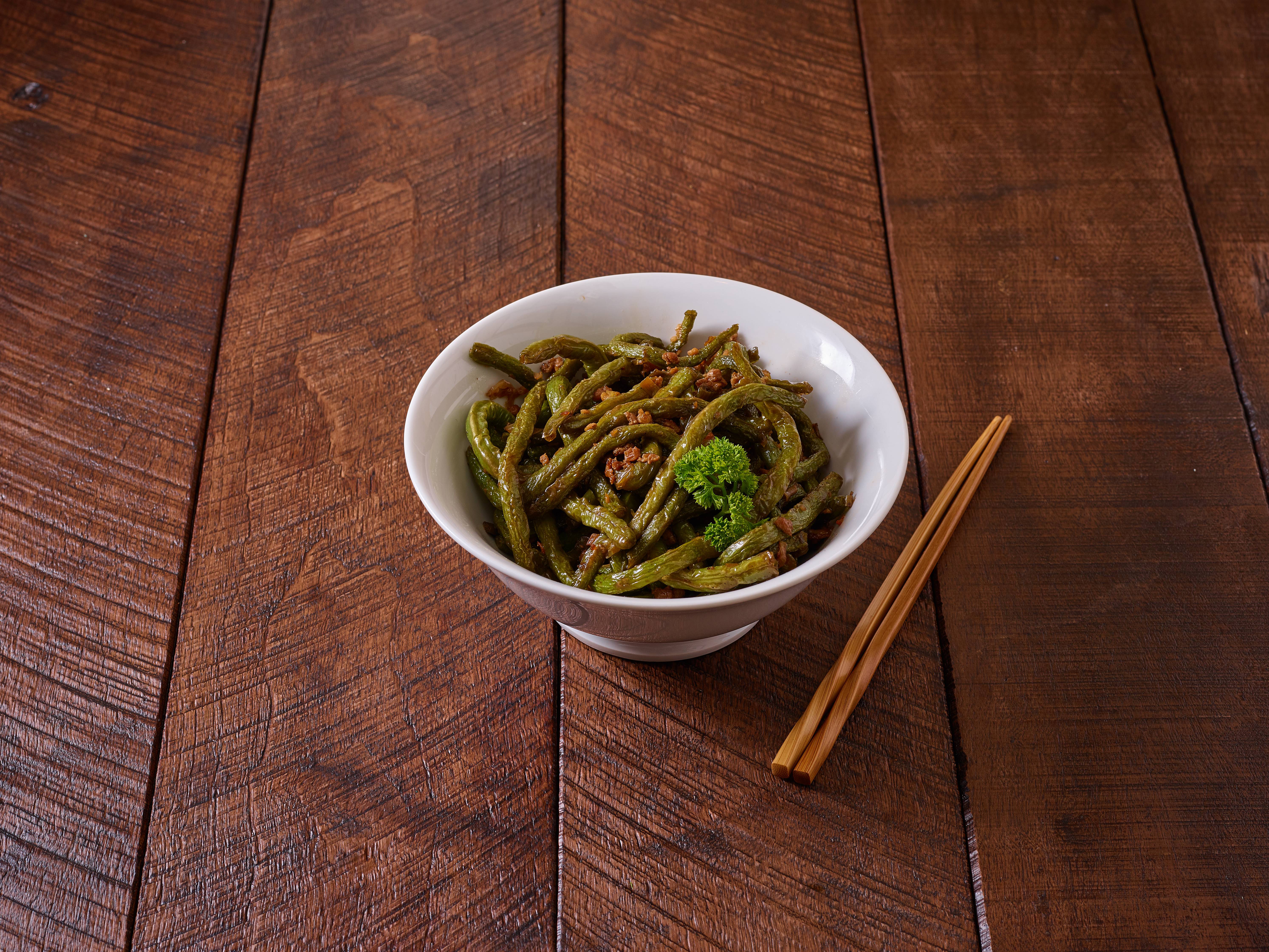 Order Dry Braised Green Beans food online from Taiwan Restaurant store, San Francisco on bringmethat.com