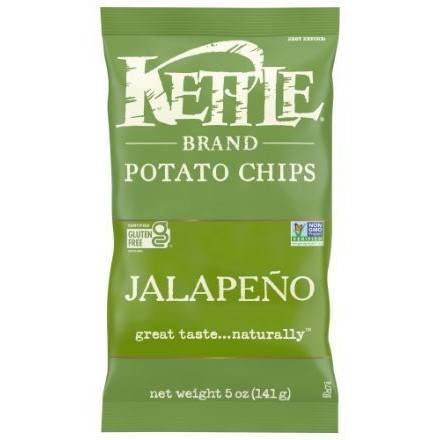 Order Kettle Brand Jalapeno Potato Chips (5 oz) food online from Dolcezza Gelato store, Arlington on bringmethat.com