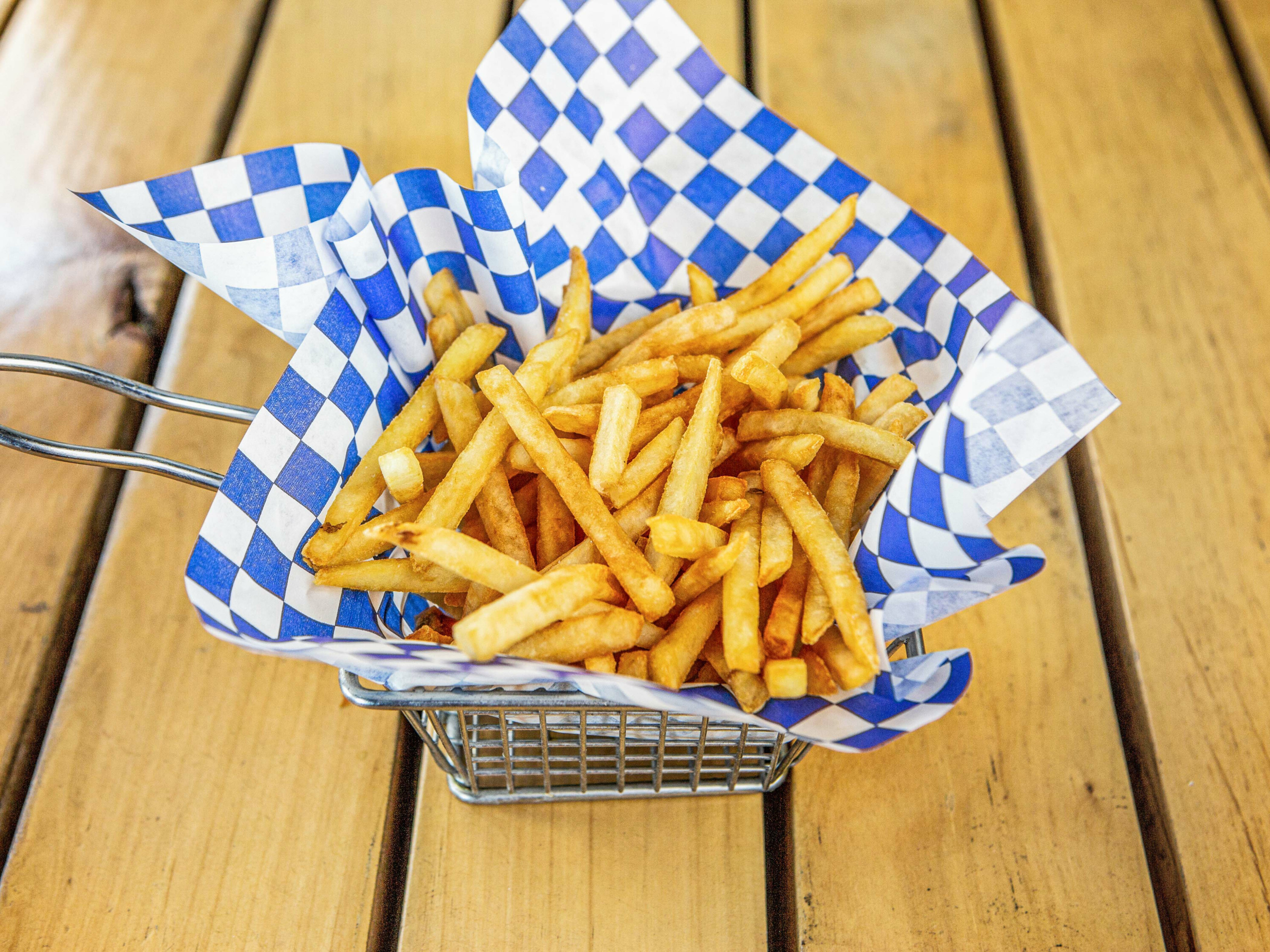 Order French Fries food online from The Mediterranean Kitchen store, Los Angeles on bringmethat.com