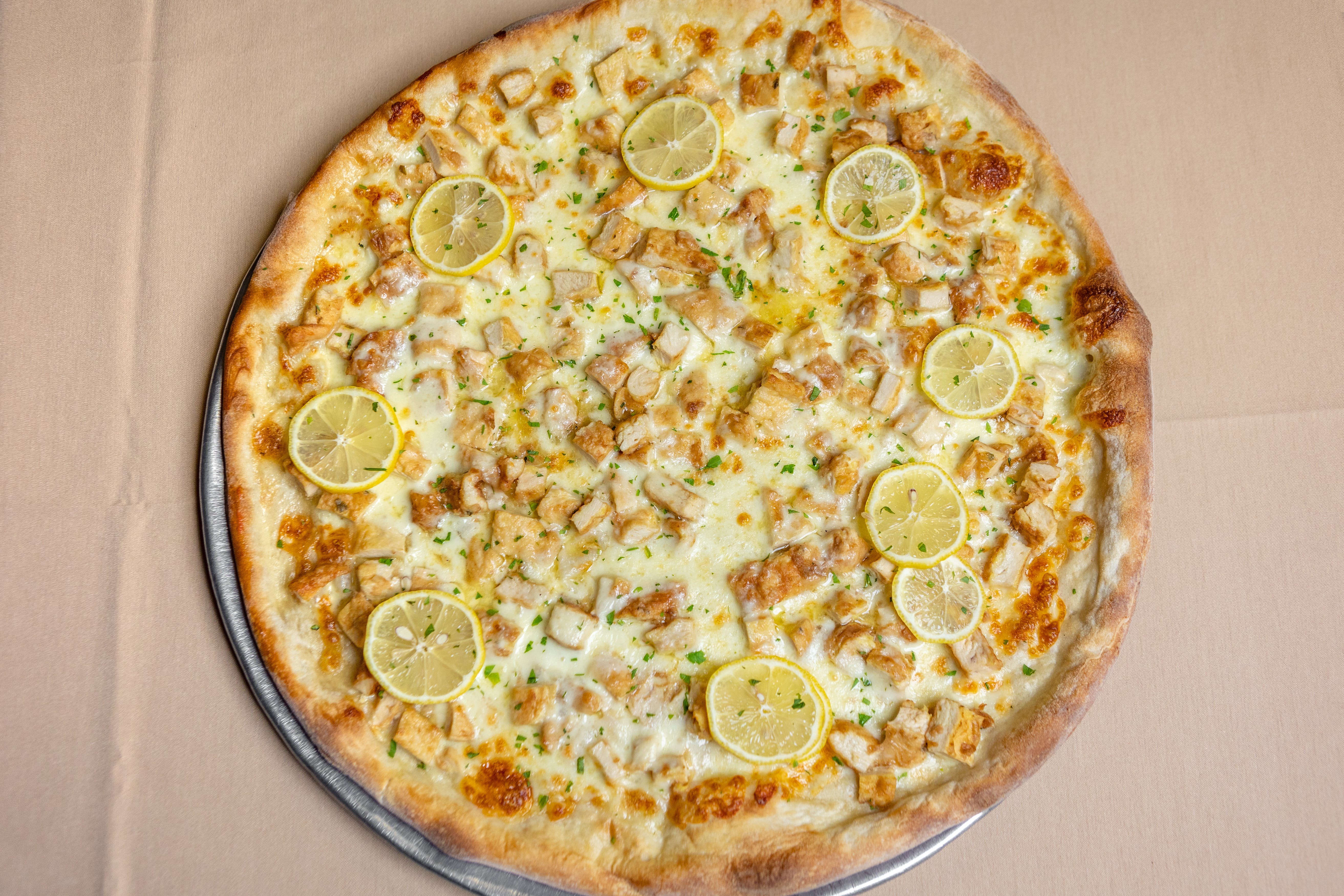 Order Chicken Francese Pizza - Pizza food online from La Margherita Pizzeria store, Medford on bringmethat.com