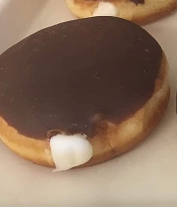 Order Boston Cream Filled Donut food online from Arnold Coffee And Donuts store, Colorado Springs on bringmethat.com