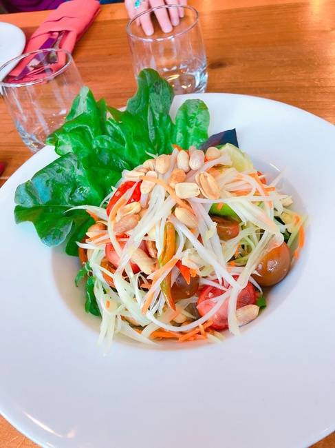 Order Green Papaya Salad food online from Aloy Modern Thai store, Denver on bringmethat.com