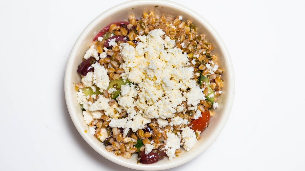 Order GREEK FARRO food online from Parm store, Central Valley on bringmethat.com