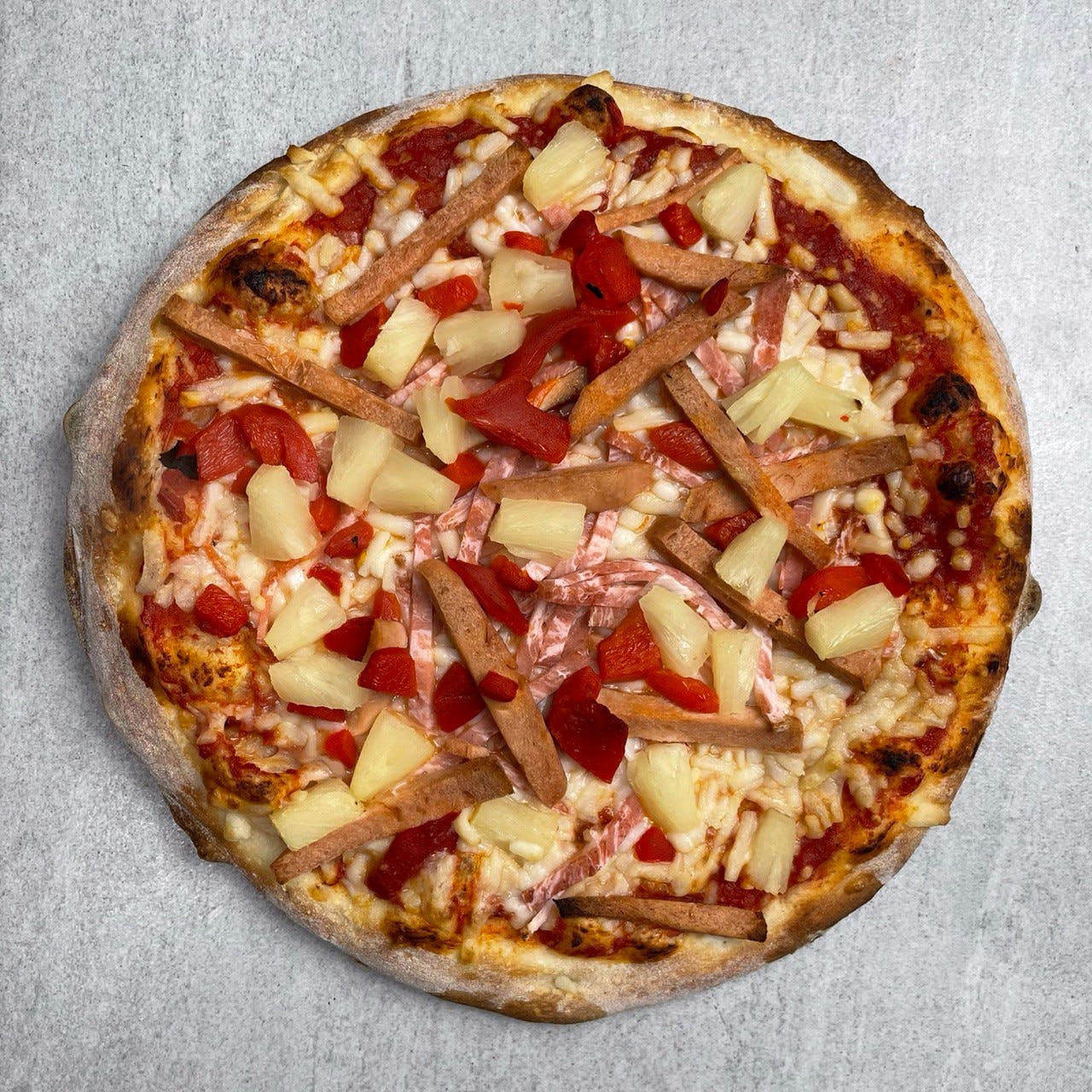 Order Vegan La Tropicana Pizza - Small 10'' food online from Troys Italian Kitchen store, Arlington on bringmethat.com