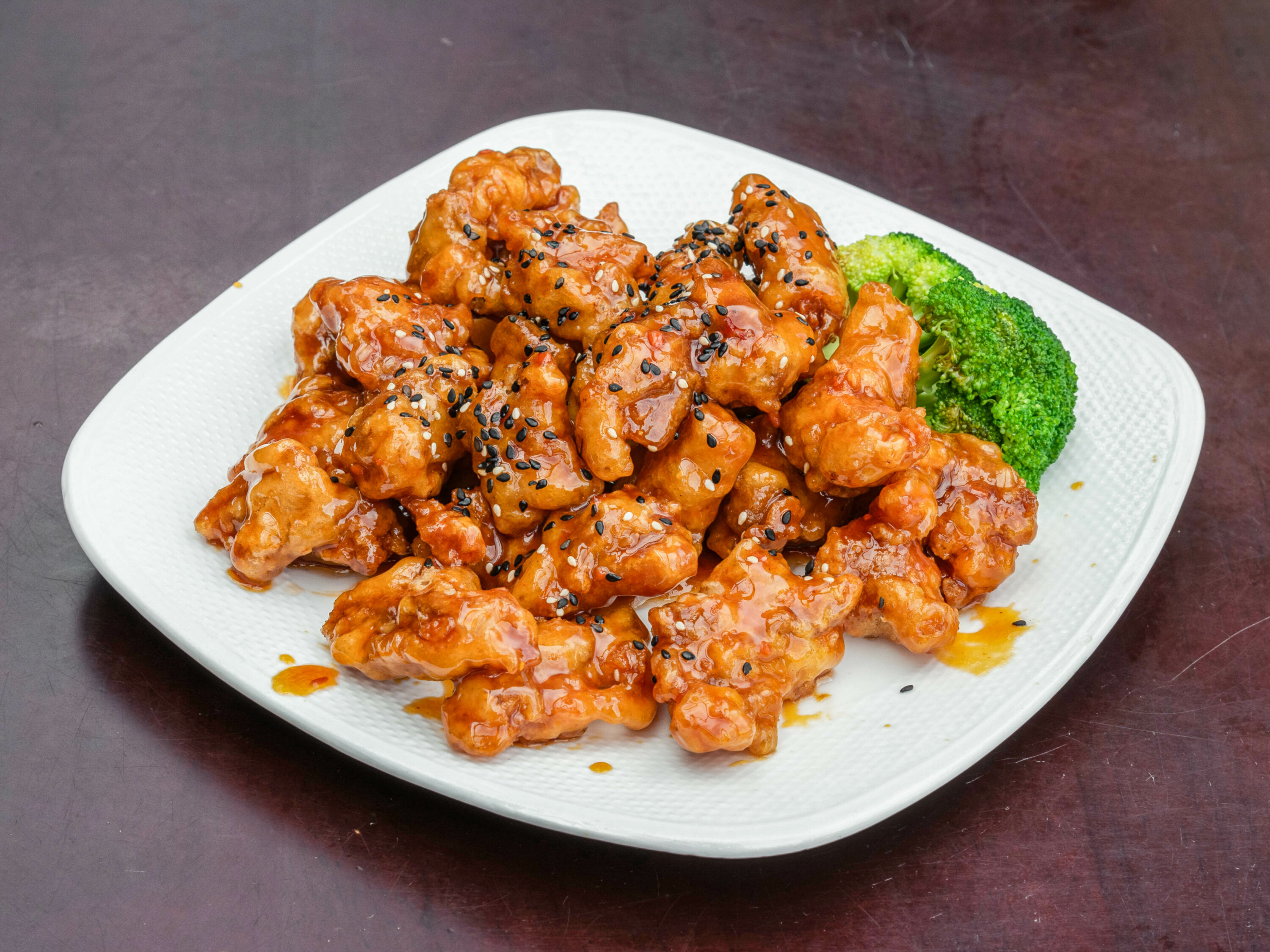 Order H2. Sesame Chicken food online from Thousand Crane store, Manchester on bringmethat.com