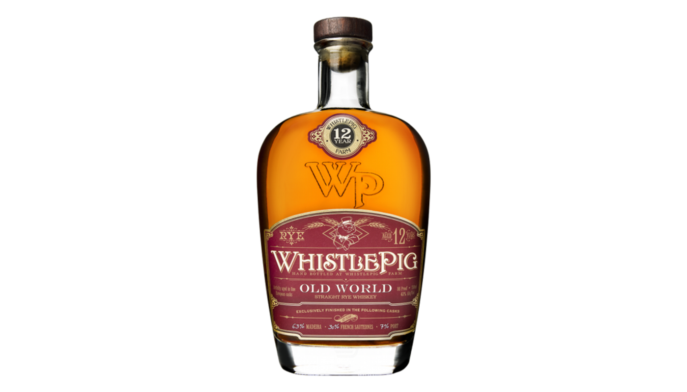 Order WhistlePig Old World Straight Rye Whiskey 12 Year Sauternes Cask 750mL food online from Orcutt Liquor & Deli store, Orcutt on bringmethat.com