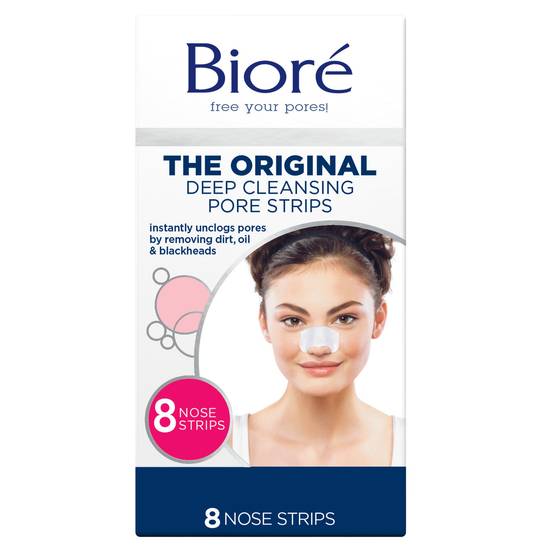 Order Biore Deep Cleansing Pore Strips, 8CT food online from CVS store, INGLEWOOD on bringmethat.com