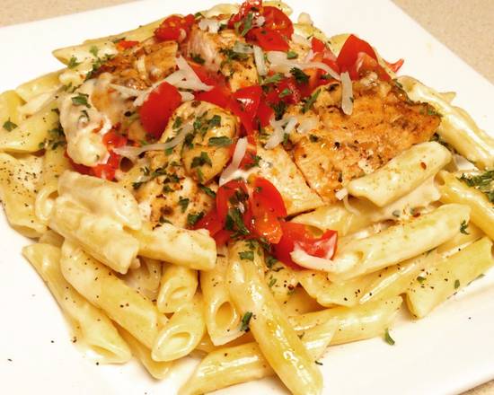 Order Chicken Penne Pasta food online from Arizo Bar And Grill store, Tempe on bringmethat.com