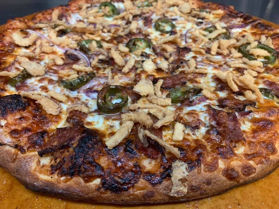Order BBQ Chicken Pizza - Personal 6" food online from Wild West Pizza And Grill store, Lompoc on bringmethat.com
