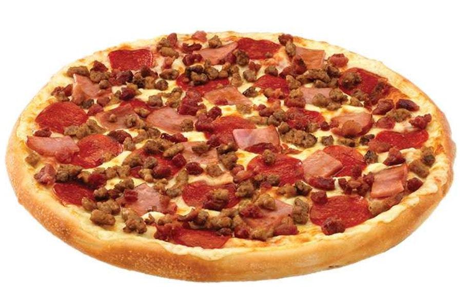 Order All Meat Pizza - Small 10" (6 Slices) food online from Happy Pizza store, Whitehall on bringmethat.com