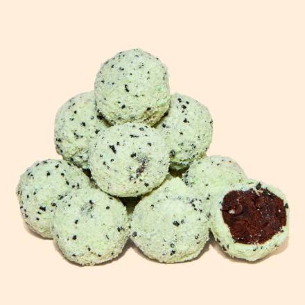 Order Milk Bar Chocolate Mint Chip Truffles (12 count) food online from Dolcezza Gelato store, Arlington on bringmethat.com