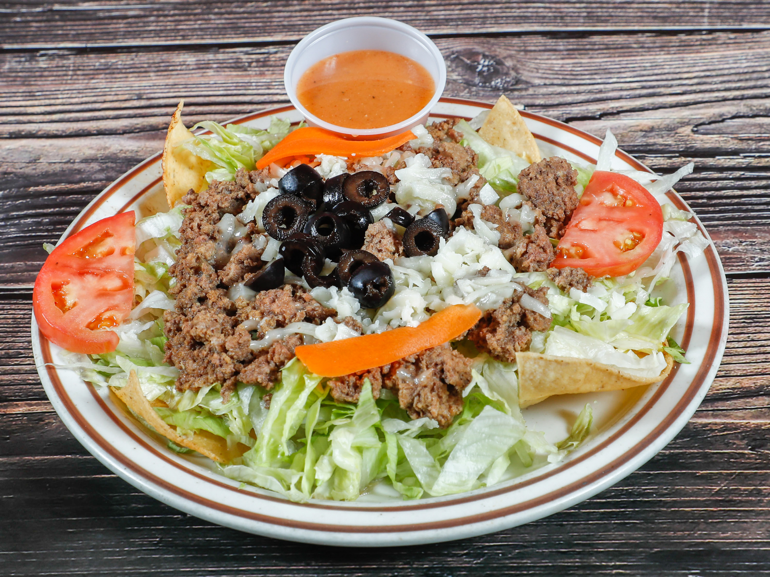 Order Taco Salad food online from Rosa Linda store, Selma on bringmethat.com