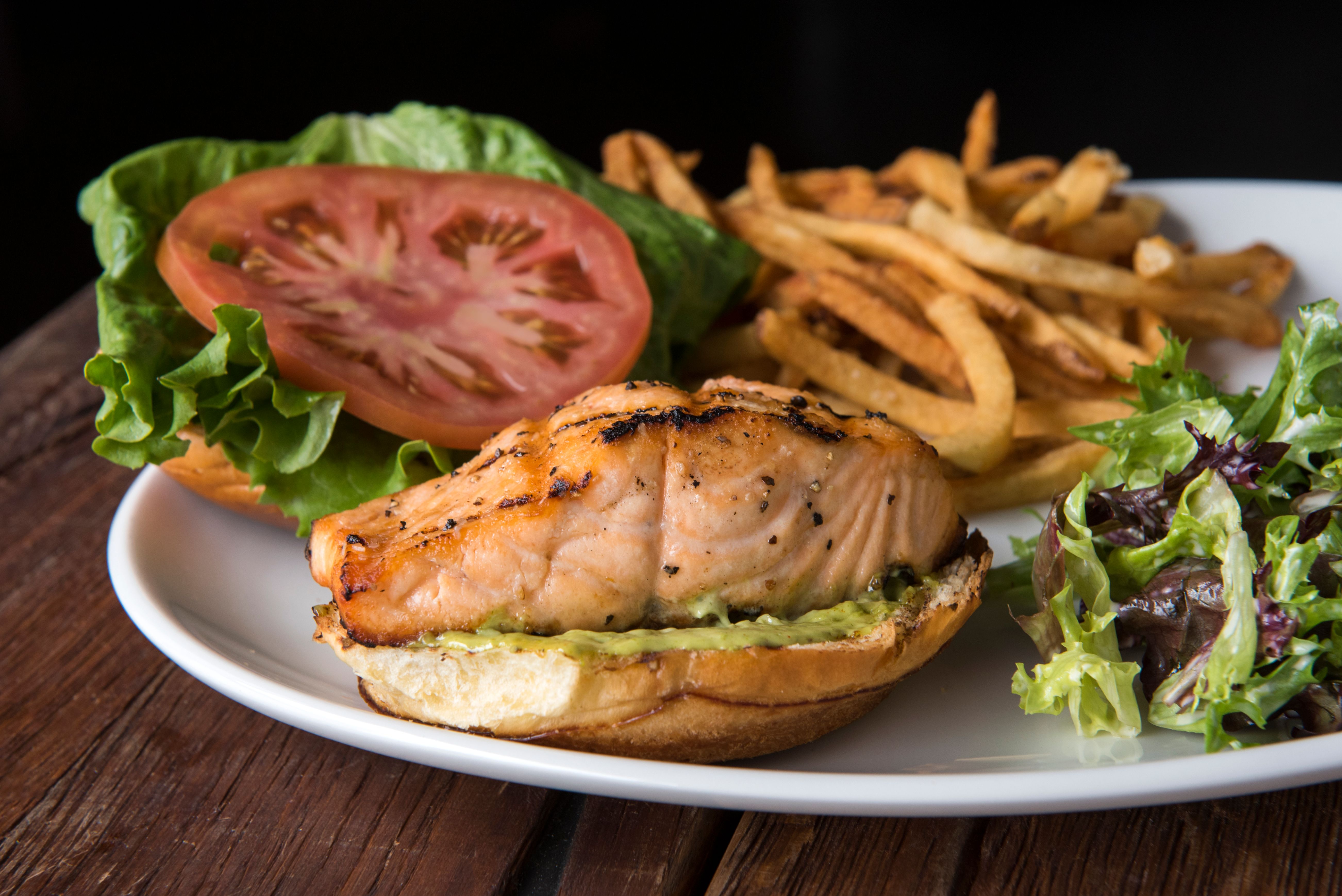 Order Char-Grilled Salmon Sandwich food online from Ivy City Smokehouse store, Washington on bringmethat.com