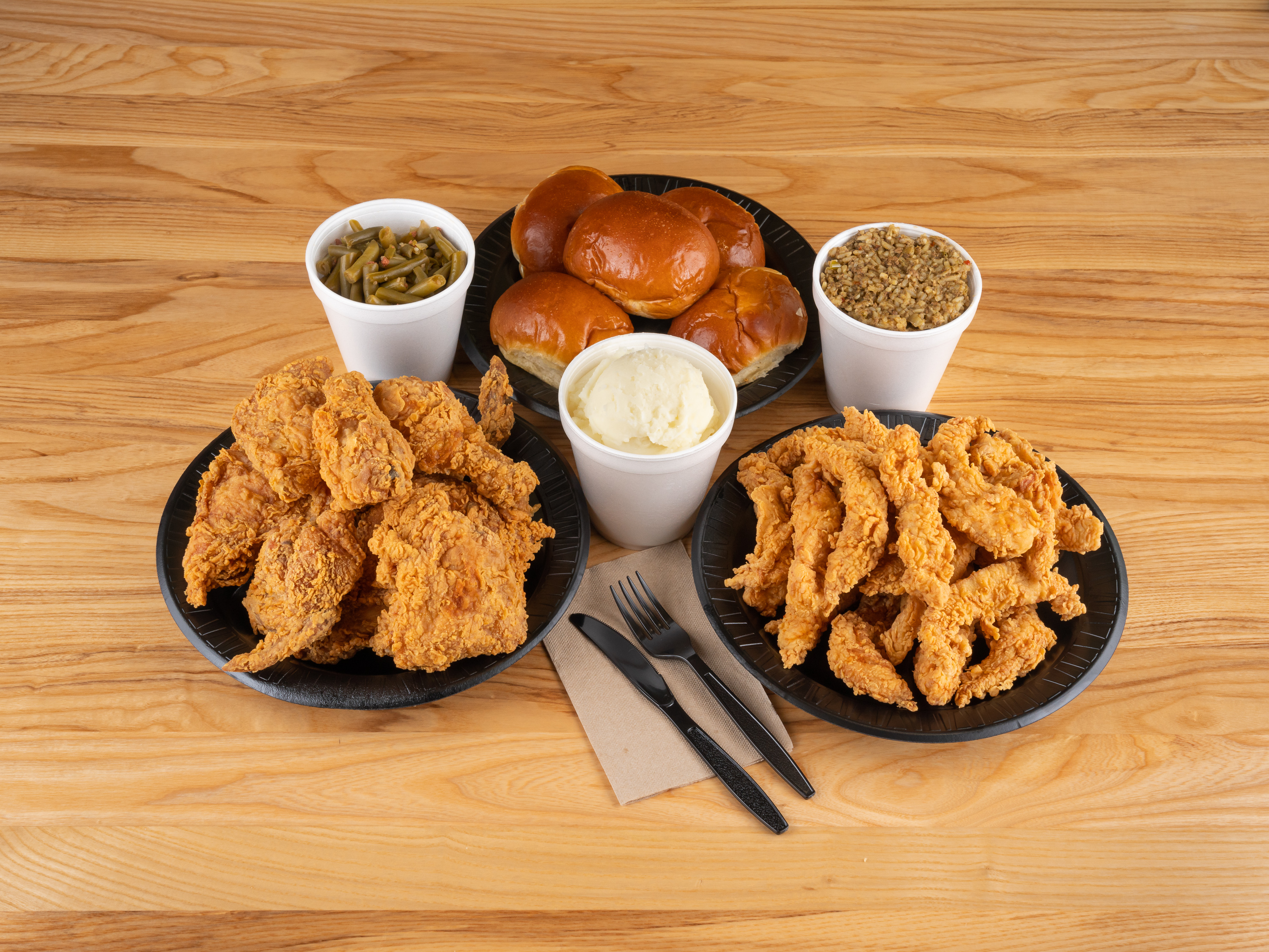 Order The Mixer Family Meal food online from Golden Chick store, Robstown on bringmethat.com