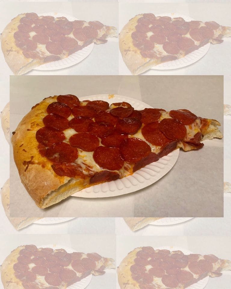 Order Pepperoni Pizza Slice - Slice food online from Abe's Pizza store, San Francisco on bringmethat.com