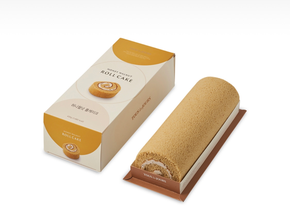 Order Honey Walnut Roll Cake food online from Tous Les Jours store, Natick on bringmethat.com