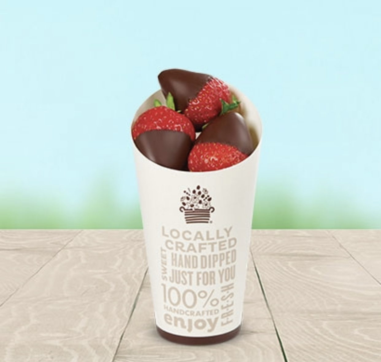 Order Chocolate Dipped Strawberries Cone food online from Edible Arrangements store, Rancho Cucamonga on bringmethat.com