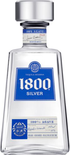 Order 1800 Silver Tequila 750ml food online from Bws Beverage 2 store, Chicago on bringmethat.com