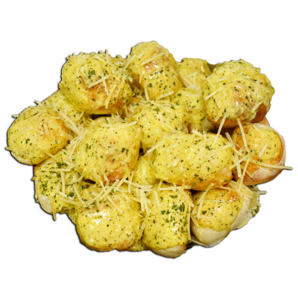 Order Garlic Balls with Cheese (20) food online from Napoli Pizza store, Las Vegas on bringmethat.com