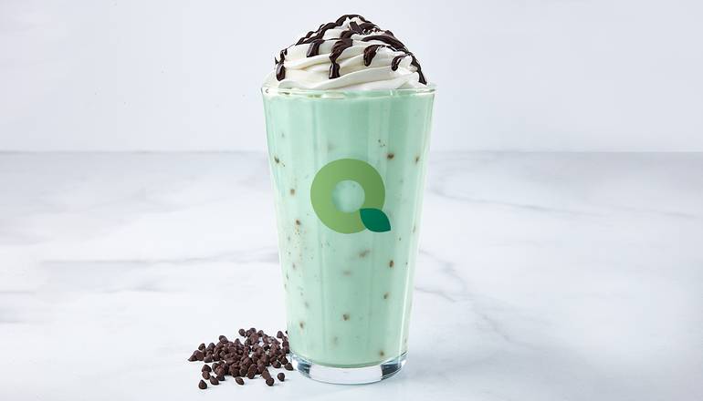 Order Mint Chip Shake 16oz food online from Quickchek store, Hackettstown on bringmethat.com